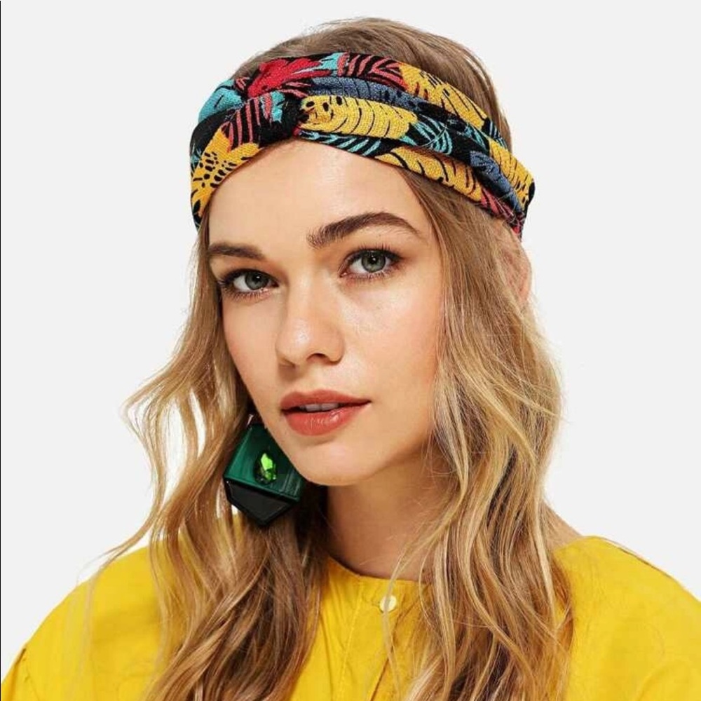 Jungle Print Twist Headband